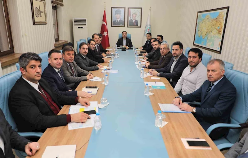 Erzincan Toplu Sera Bölgesi ile ilgili toplantı yapıldı
