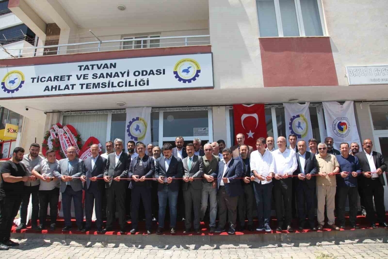Tatvan TSO Ahlat Temsilciliği hizmete açıldı
