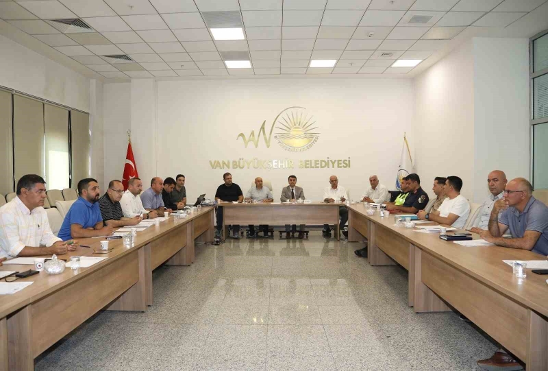 Van Büyükşehir Belediyesi Temmuz ayı UKOME toplantısı yapıldı
