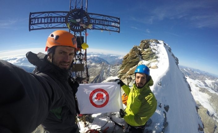 SDÜ Flaması, İsviçre Alpleri’nde dalgalandı