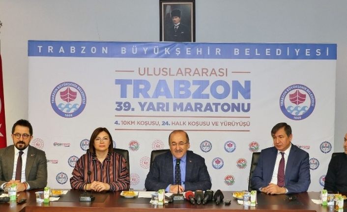 39. Uluslararası Trabzon Yarı Maratonu Pazar günü koşulacak