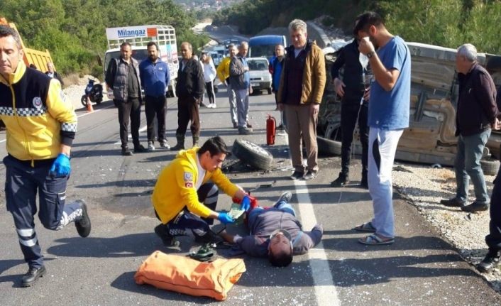 Datça’da trafik kazası: 4 yaralı