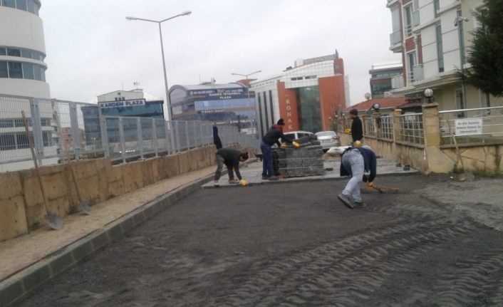 Gebze’de sokaklar onarılıyor