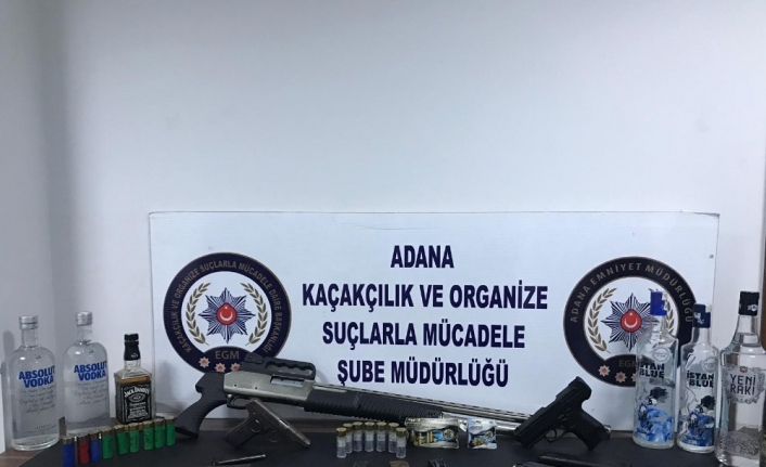 Adana’da 500 polisle sahte ve kaçak içki operasyonu