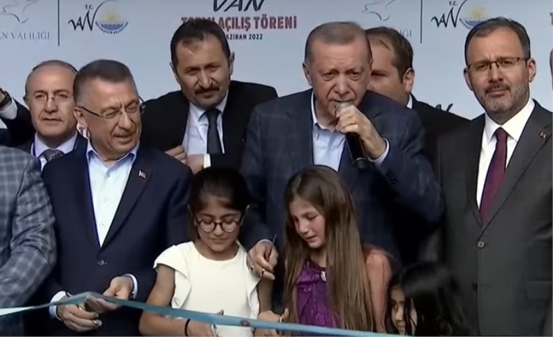 Cumhurbaşkanı Erdoğan, Van çevreyolunun temel atma törenini yaptı