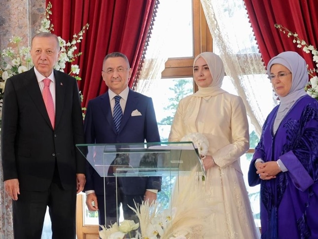 Hayırlı olsun! Erdoğan çifti nikah şahitleri oldu: Fuat Oktay evlendi