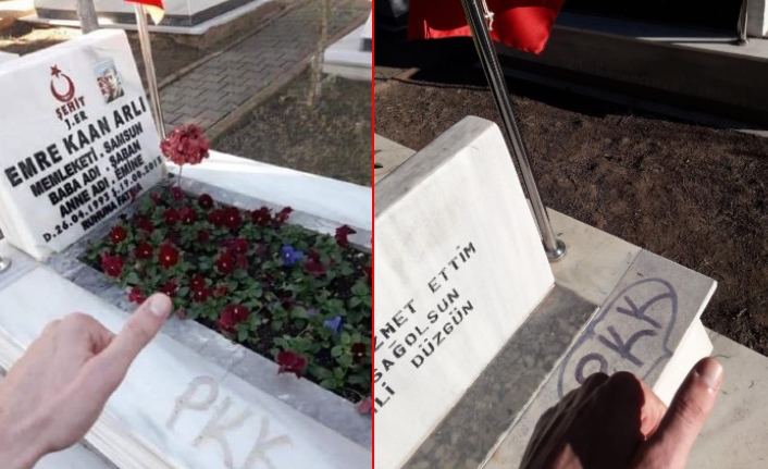 Şehitlerimizin mezarına PKK yazıp küfreden hainin serbest bırakılmasına ailelerden tepki