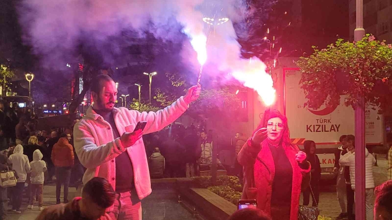 Trabzon’da kolbastılı yılbaşı kutlaması
