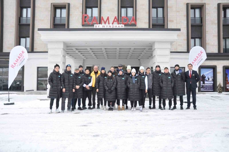 Kazakistan Short Track Milli Takımı, dünya kupasına Erzurum’da hazırlanıyor
