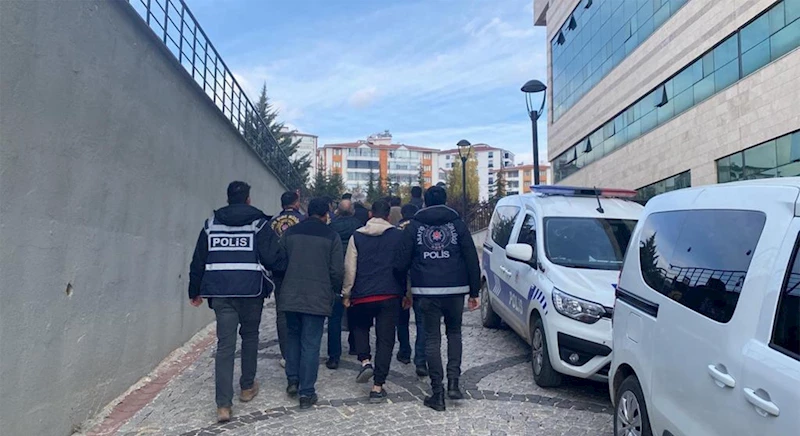 Elazığ’da kesinleşmiş hapis cezası olan 7 zanlı tutuklandı
