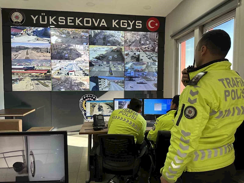 Yüksekova’nın kent güvenliği 24 saat gözetim altında
