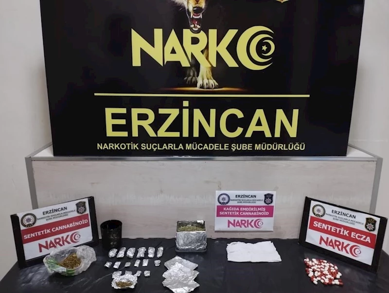 Erzincan’da uyuşturucu ticareti yapan 2 zanlı tutuklandı
