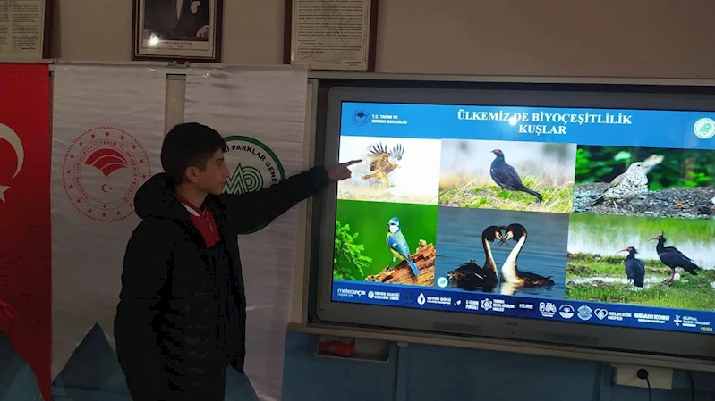 Kars’ta DKMP’den öğrencilere doğa koruma eğitimi
