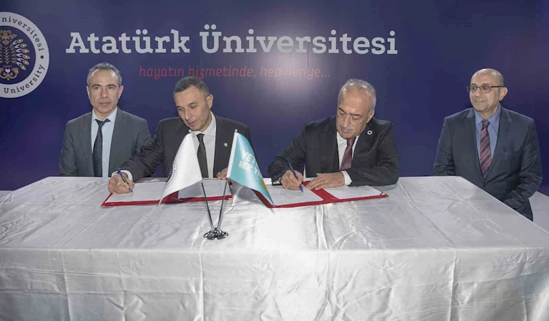 Atatürk Üniversitesi, iş birliği protokollerine bir yenisi daha ekledi
