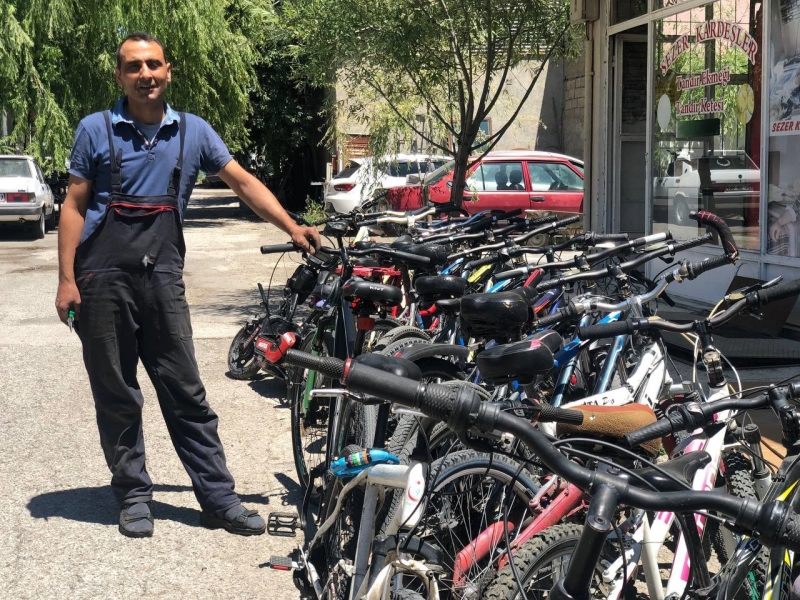 Erzincan’da bisiklete rağbet arttı
