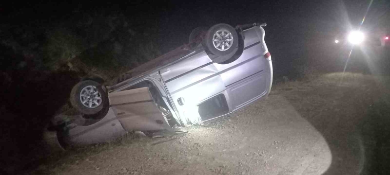 Tunceli’de freni boşalan araç takla attı: 7 yaralı
