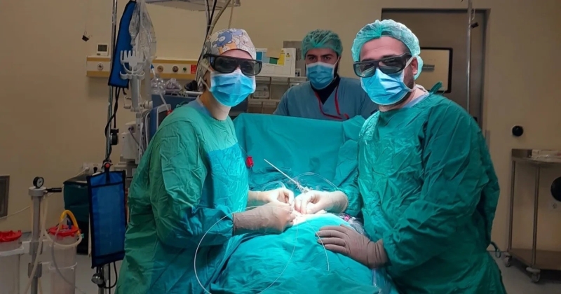 Tatvan’da kıl dönmesi ameliyatında ‘lazer endoskopik’ yöntemi
