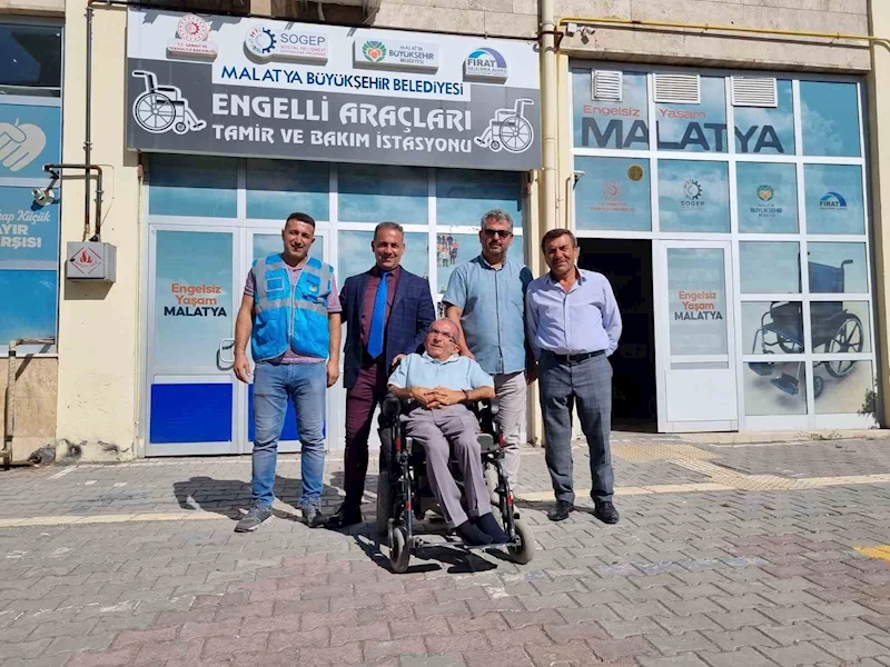 Malatya’da ödüllü engelli araç tamir atölyesi hizmetlerini sürdürüyor
