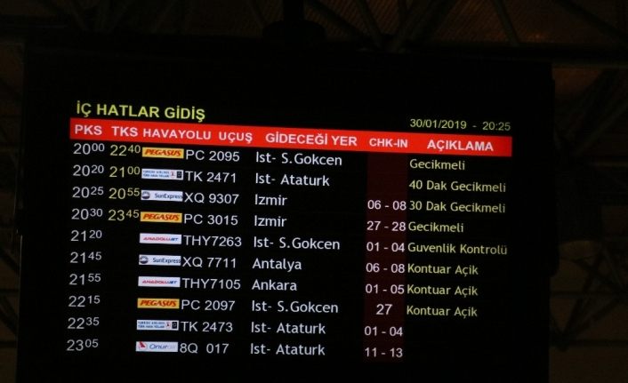 Sağanak yağış Adana’da uçak seferlerini iptal ettirdi
