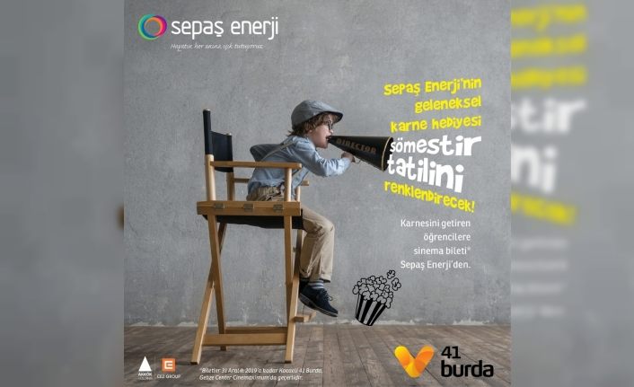 Sepaş Enerji’den çocuklara ücretsiz sinema bileti