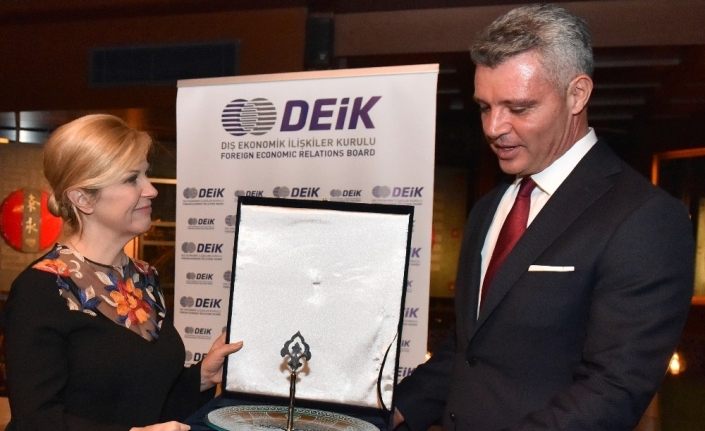 DEİK, Hırvatistan Cumhurbaşkanı Kitarovic’i ağırladı