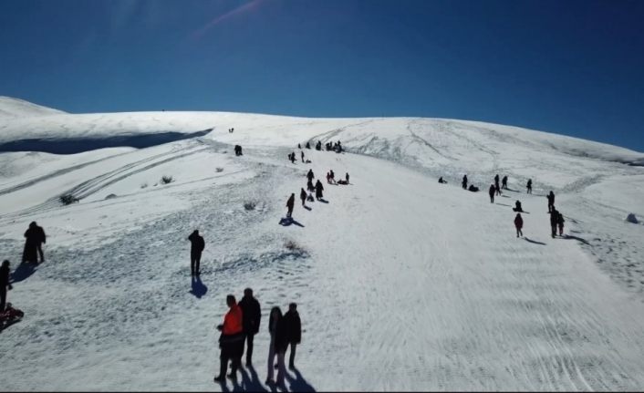Derbent Aladağ sömestr tatilinde 10 bini aşkın kayakseveri ağırladı