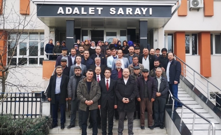 Dodurga Belde Belediye Başkanı Selim Tuna mazbatasını alarak göreve başladı