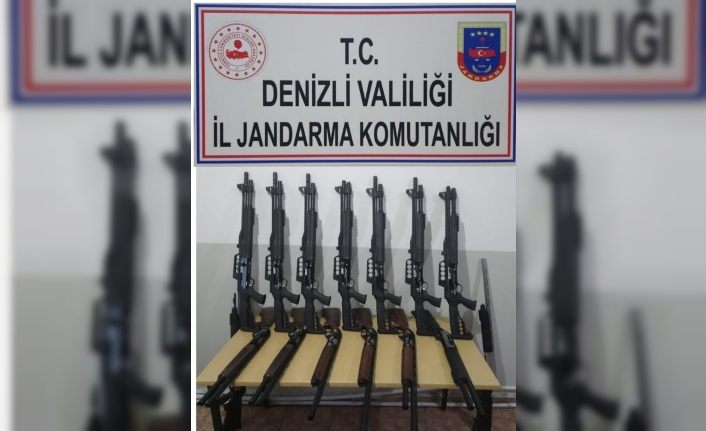 Jandarma kaçak 16 adet av tüfeği ele geçirdi
