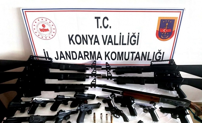 Konya’da Jandarmadan silah operasyonu