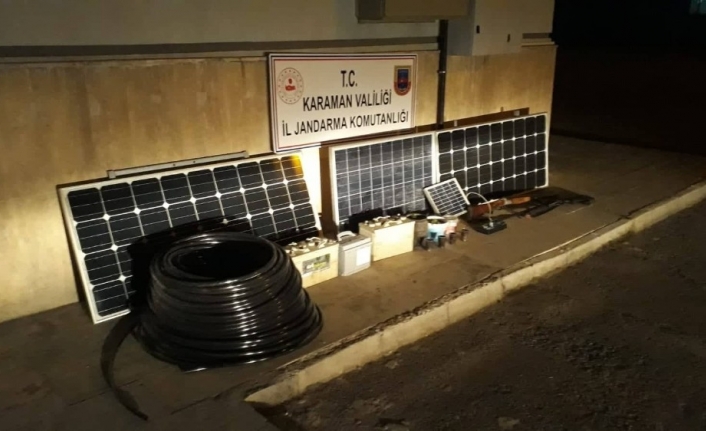 Karaman’da hırsızlık şüphelisi 2 kişi tutuklandı