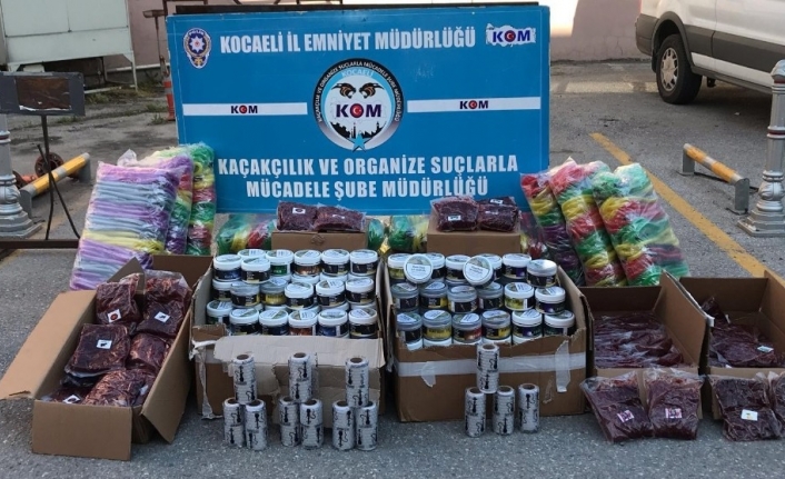Kocaeli’de 154 kilo kaçak nargile tütünü yakalandı