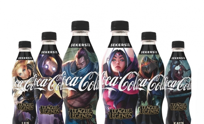 “League of Legends” şampiyonları Coca-Cola şişelerinde