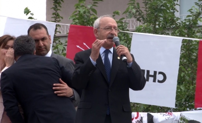 CHP Lideri Kılıçdaroğlu Kağıthane’de halka seslendi