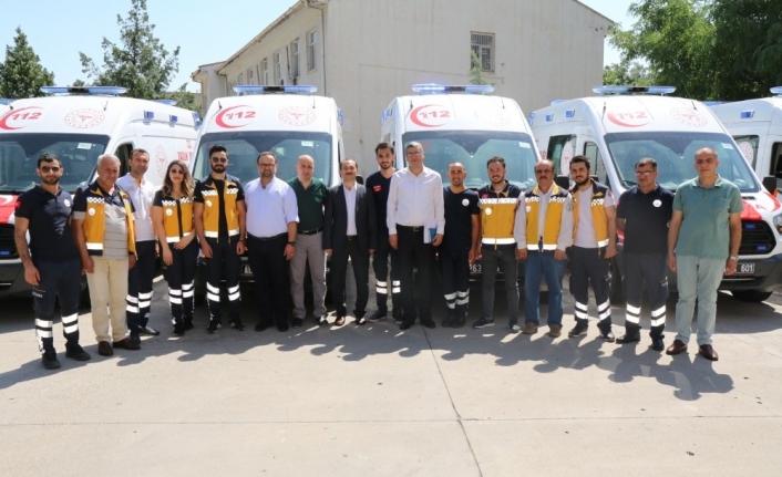 Şanlıurfa’da 8 yeni ambulans hizmete girdi