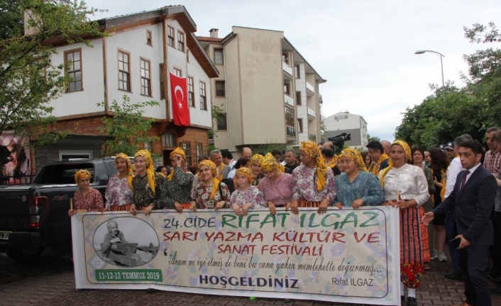 24. Cide Rıfat Ilgaz Sarı Yazma Kültür ve Sanat Festivali başladı