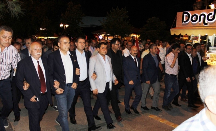 Amasya’da “15 Temmuz Demokrasi ve Milli İrade Yürüyüşü”