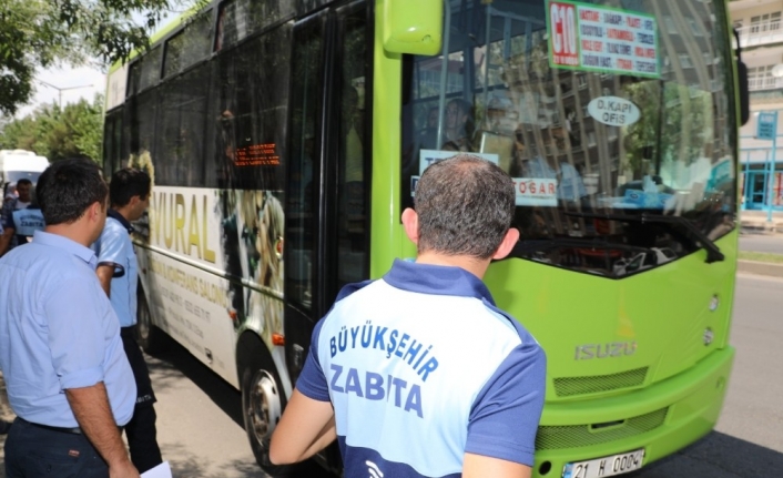 Diyarbakır’da toplu taşıma araçlarında klima ve genel temizlik denetimi