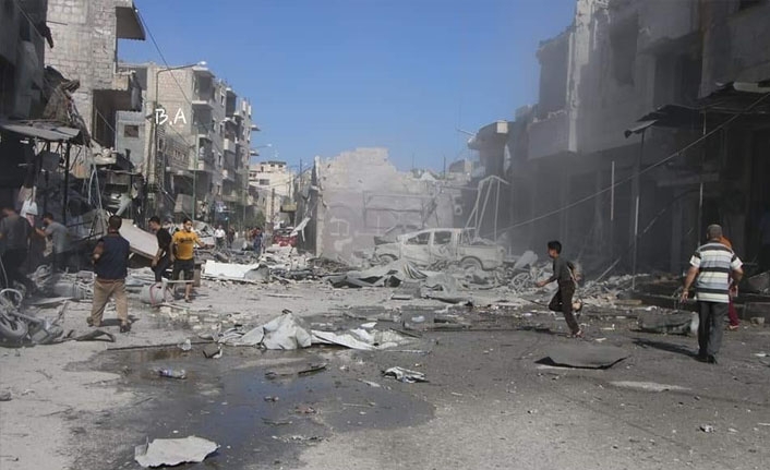 İdlib’de ölü sayısı 50’ye yükseldi