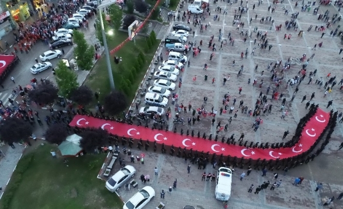 Karabük’te 15 Temmuz Demokrasi ve Milli Birlik Günü yürüyüşü