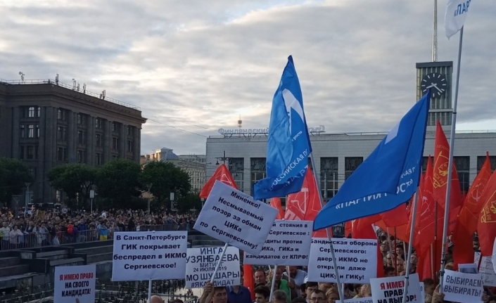 Moskova’daki protestolar St. Petersburg’a sıçradı