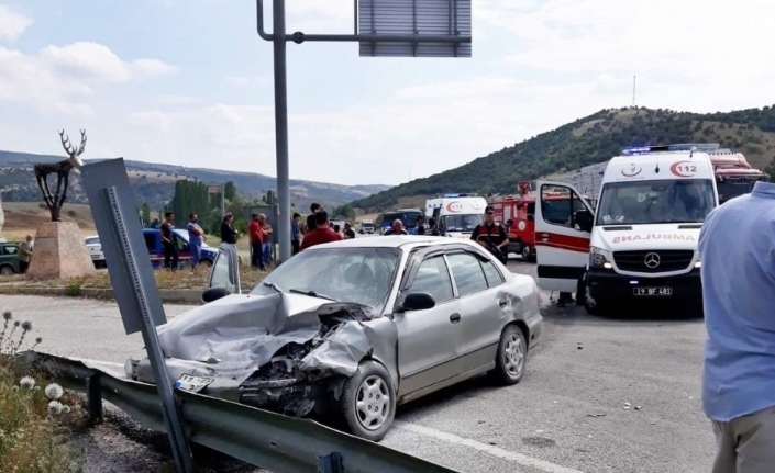 Sungurlu’daki trafik kazası1 ölü, 3 yaralı