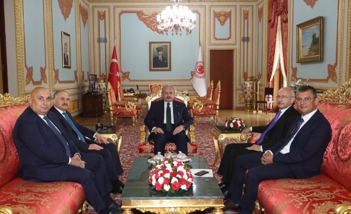 TBMM Başkanı Şentop, CHP Genel Başkanı Kılıçdaroğlu’nu kabul etti