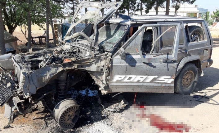 Azez’de bombalı araçla saldırı: 1 ölü, 2 yaralı