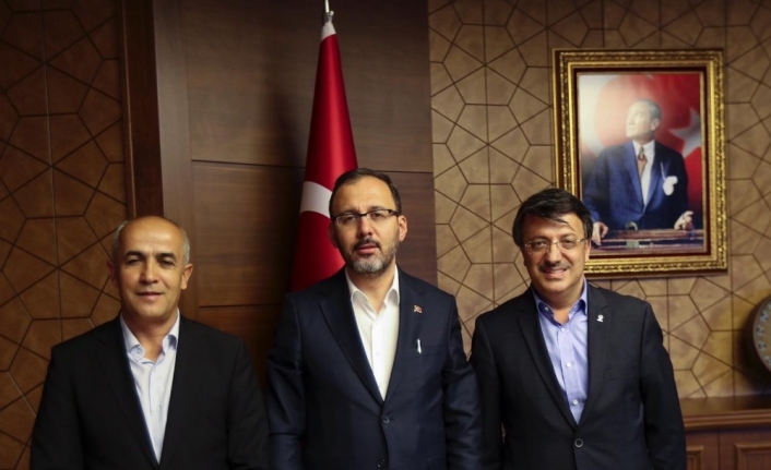 Başkan Türkmenoğlu, Bakan Kasapoğlu ile görüştü