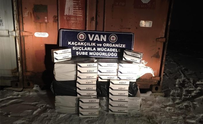 Van'da bir haftada 27 bin 650 paket kaçak sigara ele geçirildi