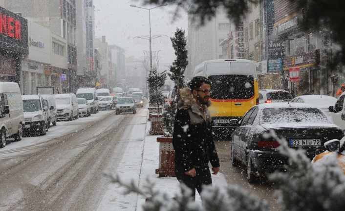 Van'da aniden bastıran kar yağışı hayatı olumsuz etkiledi | Van haber