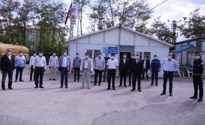 VASKİ Genel Müdürü Kaplan, personellerle bayramlaştı