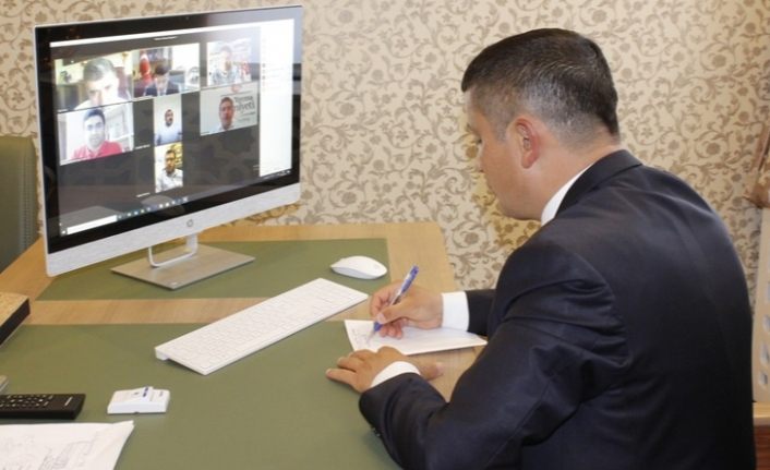 Kaymakam Mehmetbeyoğlu, STK temsilcileriyle online toplantı yaptı