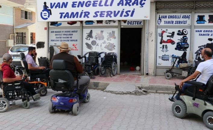 Van'da engelli araç tamir servisi açıldı