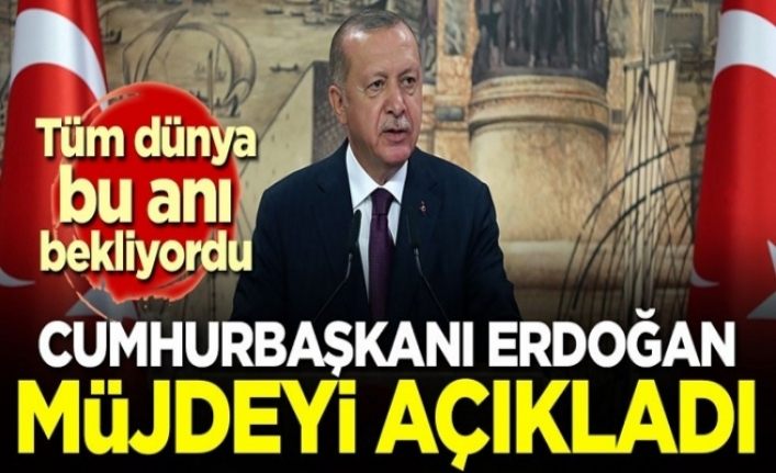 Cumhurbaşkanı Erdoğan müjdeyi açıkladı!